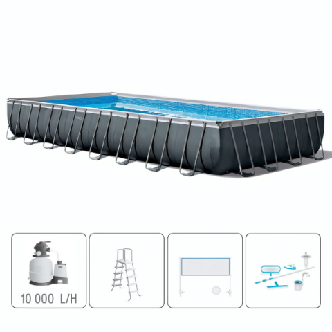 Toate Produsele - INTEX Piscină ULTRA XTR FRAME 975х488х132 cm,  54368L, cadru metalic