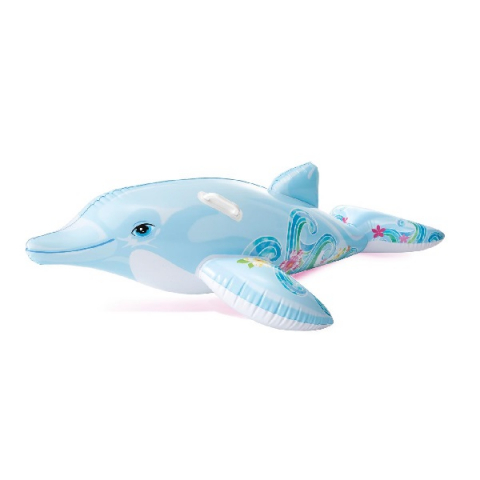 INTEX Plută-saltea gonflabilă “Delfin” cu mânere, 175х66 cm, până la 40 kg, 3+ [9]