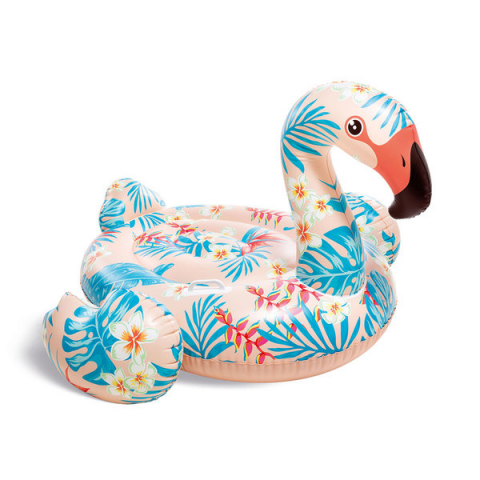 Cercuri pentru înot - INTEX Plută-saltea gonflabilă “Flamingo tropical” cu mânere, 142x137x97 cm, până la 40 kg, 3+