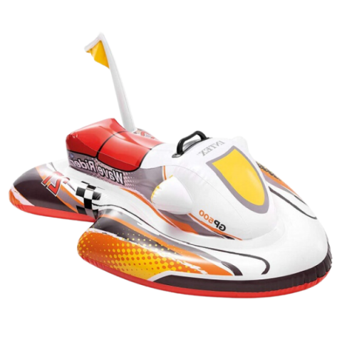 Cercuri pentru înot - INTEX Plută-saltea gonflabilă “Scooter” cu mâner, 117х77 cm, până la 40 kg, 3+