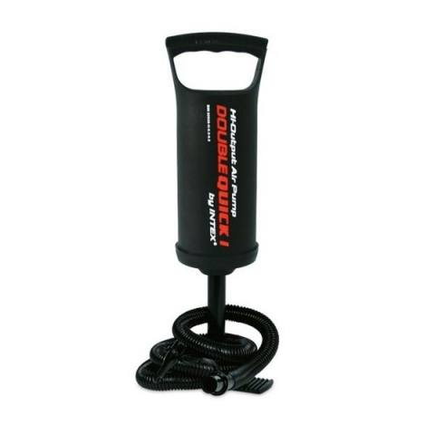 Pompa și filtre - INTEX Pompa de aer manuală "Double Quick I",  furtun cu 3 duze, 29 cm
