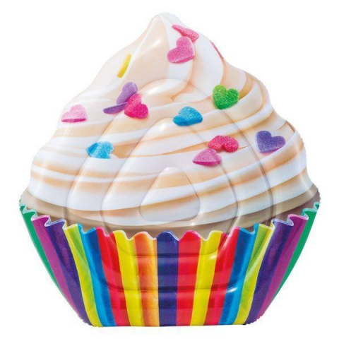Cercuri pentru înot - INTEX Saltea CUPCAKE 132x127x23cm