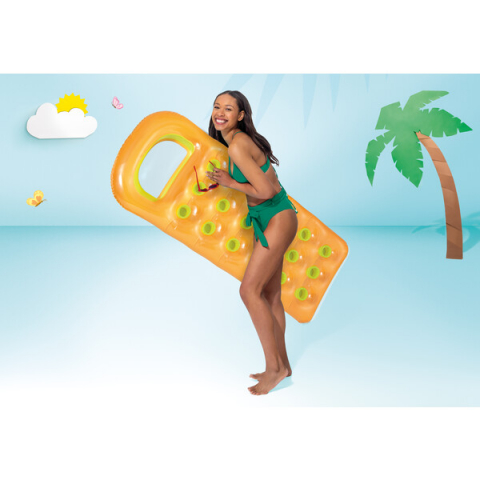 INTEX Saltea de înot gonflabilă cu fereastră transparentă 188×71 cm, până la 100 kg, 2 culori [7]