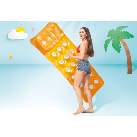 INTEX Saltea de înot gonflabilă cu pernă 188х71 cm, până la 100 kg, 3 culori [9]
