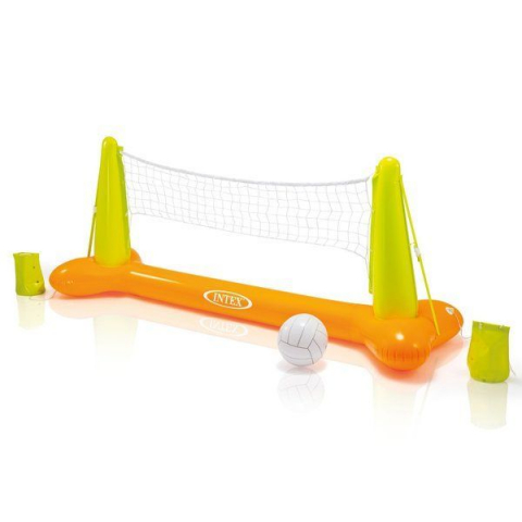 Centru de joacă - INTEX Set de joacă în apă "Volleyball" 239x64x91 cm, include plasă și minge, 6+