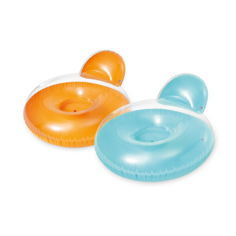 INTEX Şezlong-cerc gonflabil pentru înot 137х122 cm, 14+, până la 100 kg, 2 culori [6]