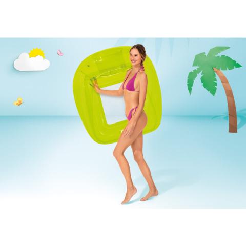 INTEX Şezlong-fotoliu gonflabil pentru înot 104х102 cm, până la 80 kg, 3 culori [7]