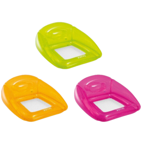 Cercuri pentru înot - INTEX Şezlong-fotoliu gonflabil pentru înot 104х102 cm, până la 80 kg, 3 culori