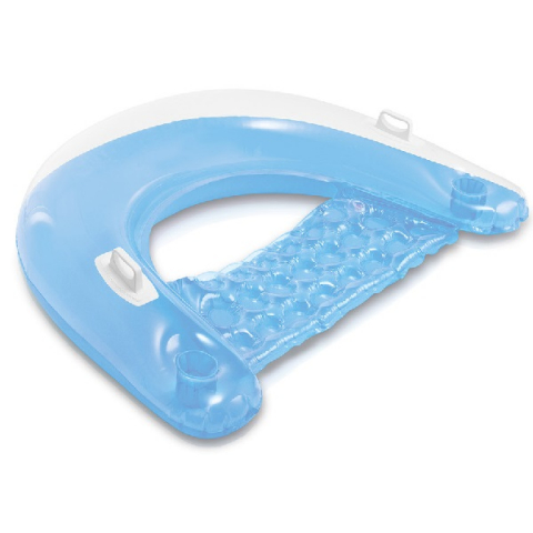 INTEX Șezlong gonflabil 152×99 cm cu mânere, până la 100 kg, 2 culori [12]