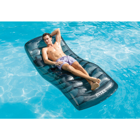 INTEX Şezlong gonflabil pentru înot 191х99 cm cu suport pentru pahar, până la 100 kg [7]