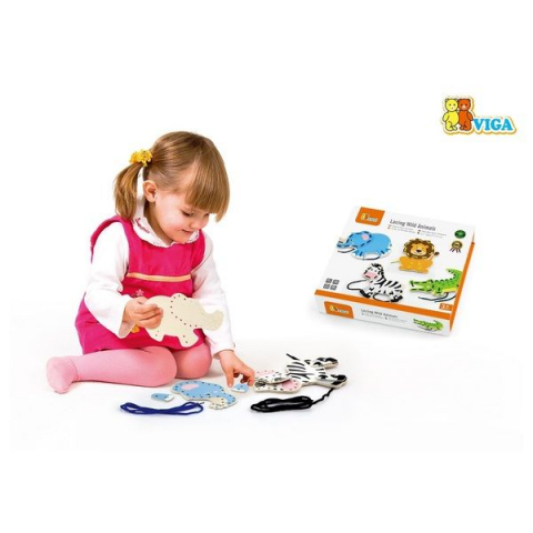 Joc de dezvoltare cu șiret “Animale sălbatice” [1]