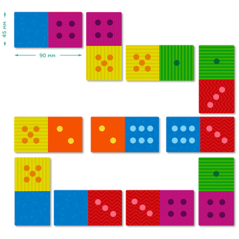 Joc de masă "Domino clasic", 28 cărți [6]