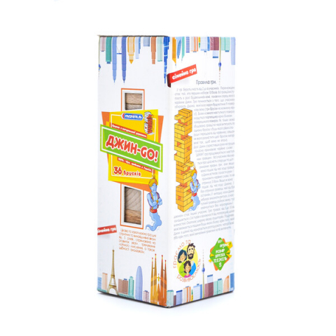 Joc de masă "Jin GO"  jenga din 36 blocuri de lemn [7]