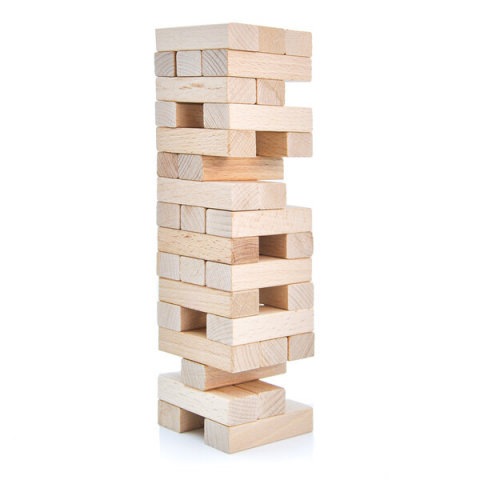 Joc de masă "Jin GO"  jenga din 54 blocuri de lemn [5]