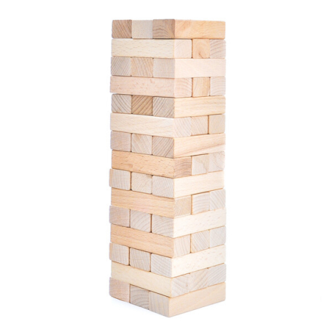 Joc de masă "Jin GO"  jenga din 54 blocuri de lemn [2]