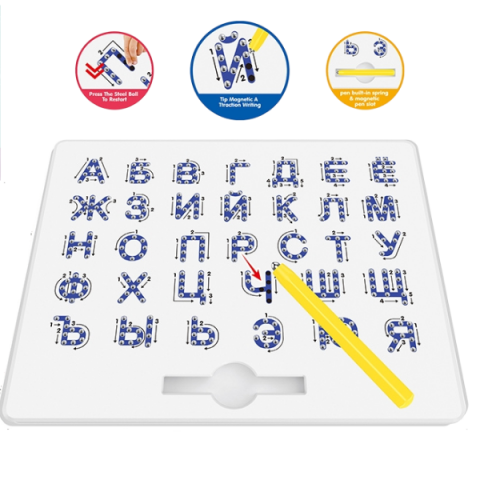 Joc de masă „Tablă de litere magnetică” (rus.) [1]