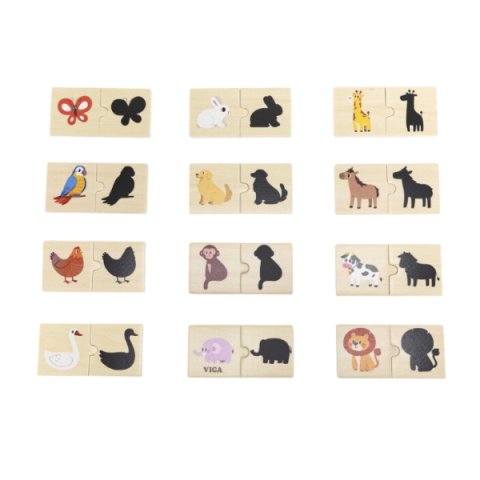 Joc logic de puzzle "Animale", 24 piese [3]