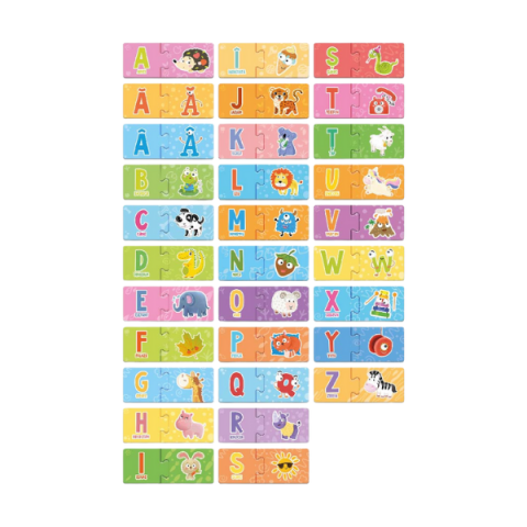 Joc magnetic "Alfabet", 31x2 el. (ro) [1]