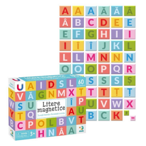 Educative - Joc magnetic "Alfabet", 60 el. (ro)