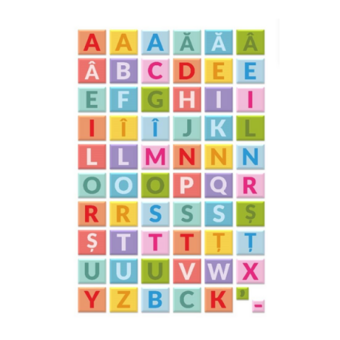 Joc magnetic "Alfabet", 60 el. (ro) [1]
