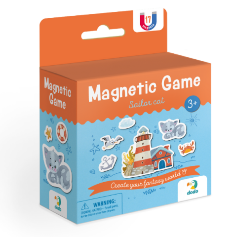 Joc magnetic "Pisicuța marinar", 17 elem. [2]