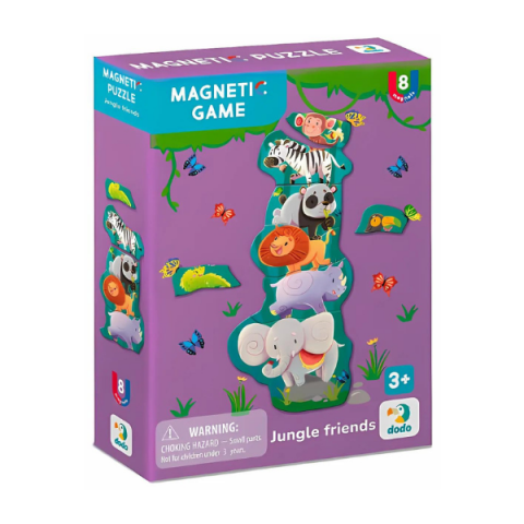 Joc magnetic "Prietenii din junglă", 8 elem. [2]