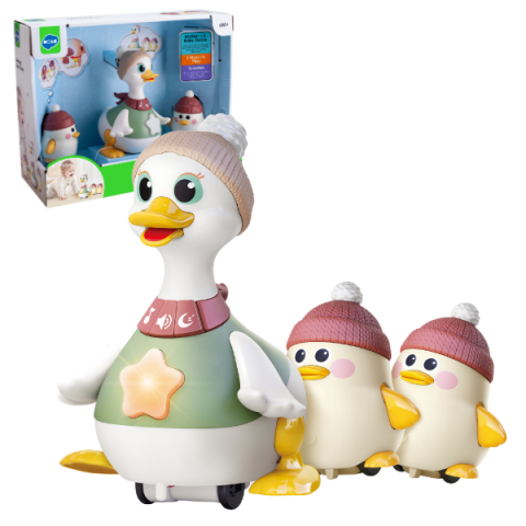 Jucării educative - Jucarie interactiva "Familia de Rațe"