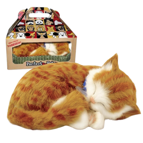 Jucărie interactivă "Pisicuța tabby portocalie"