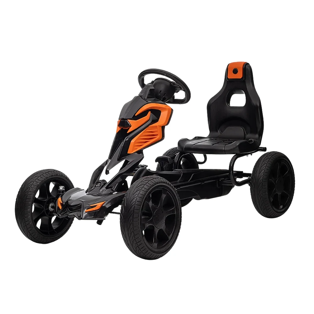 Vehicule cu pedale pentru copii - Kart cu pedale pentru copii (1504/2 negru)