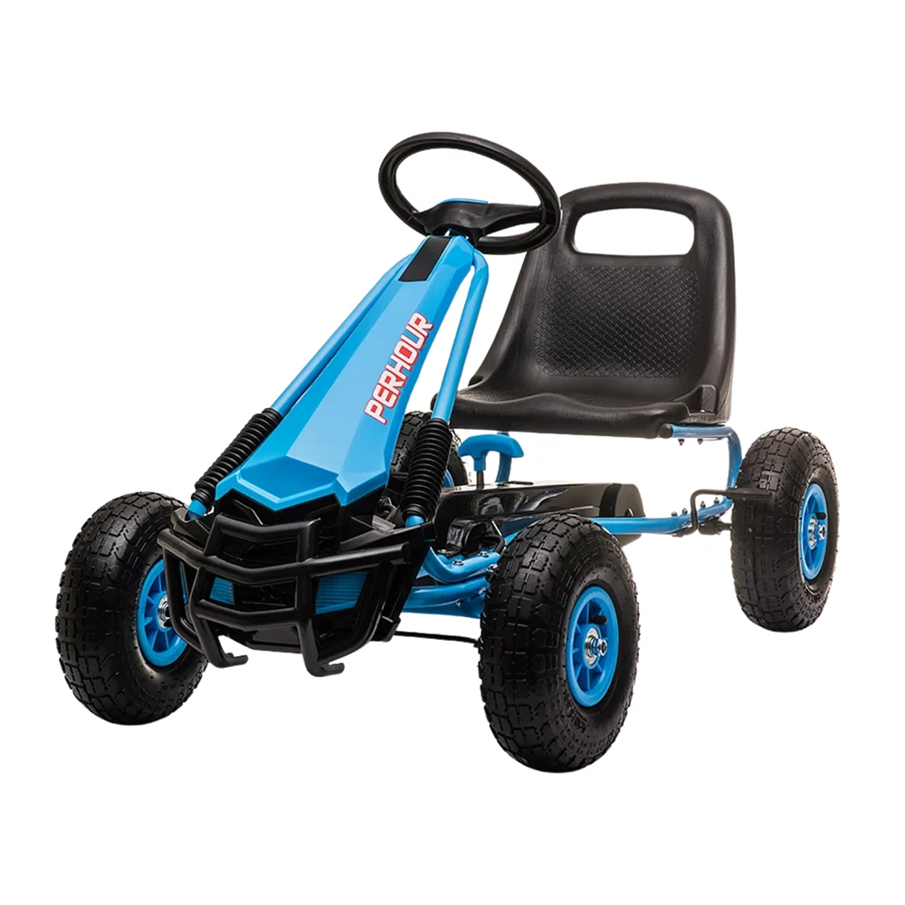 Vehicule cu pedale pentru copii - Kart cu pedale pentru copii (G205/2 blue)