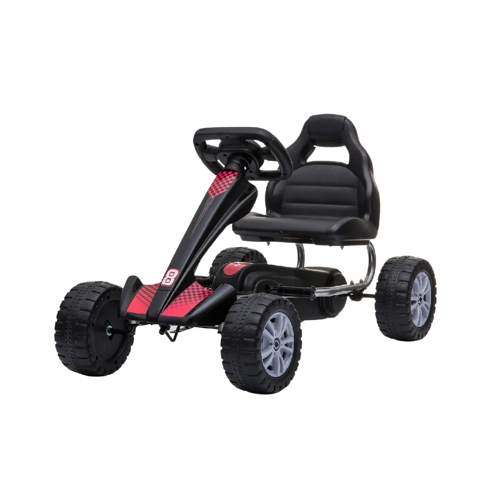 Vehicule cu pedale pentru copii - Kart cu pedale pentru copii, negru (1801/2 neagra)
