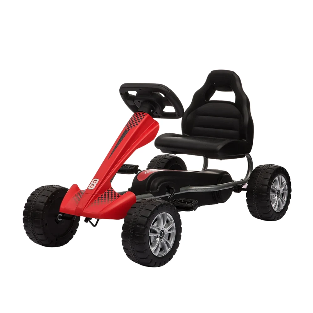 Vehicule cu pedale pentru copii - Kart cu pedale pentru copii, roșu (1801/1 red (25645))
