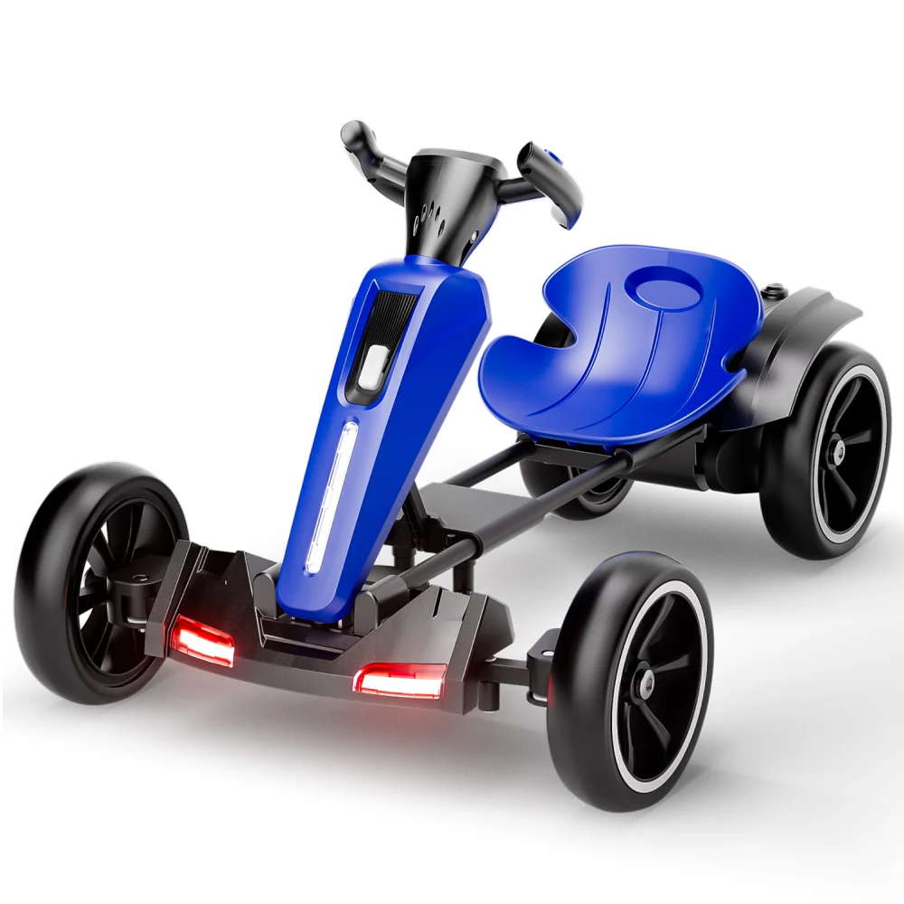 Karturi electrice pentru copii - Kart electric pentru copii cu telecomandă, albastru (18522)