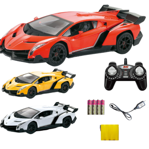 Lamborghini 1:18 cu telecomandă și baterie de 4.8V, 3 culori [4]