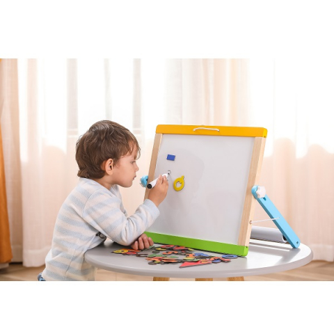 Magnetic Dry Erase and Chalk Board [7]