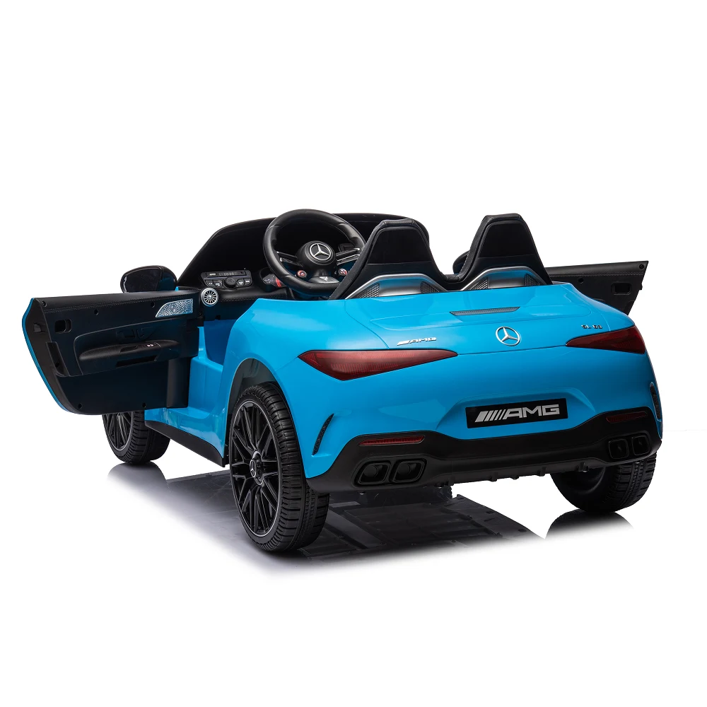 Mașină electrică Mercedes-Benz SL63 albastru vopsit (69915) [9]