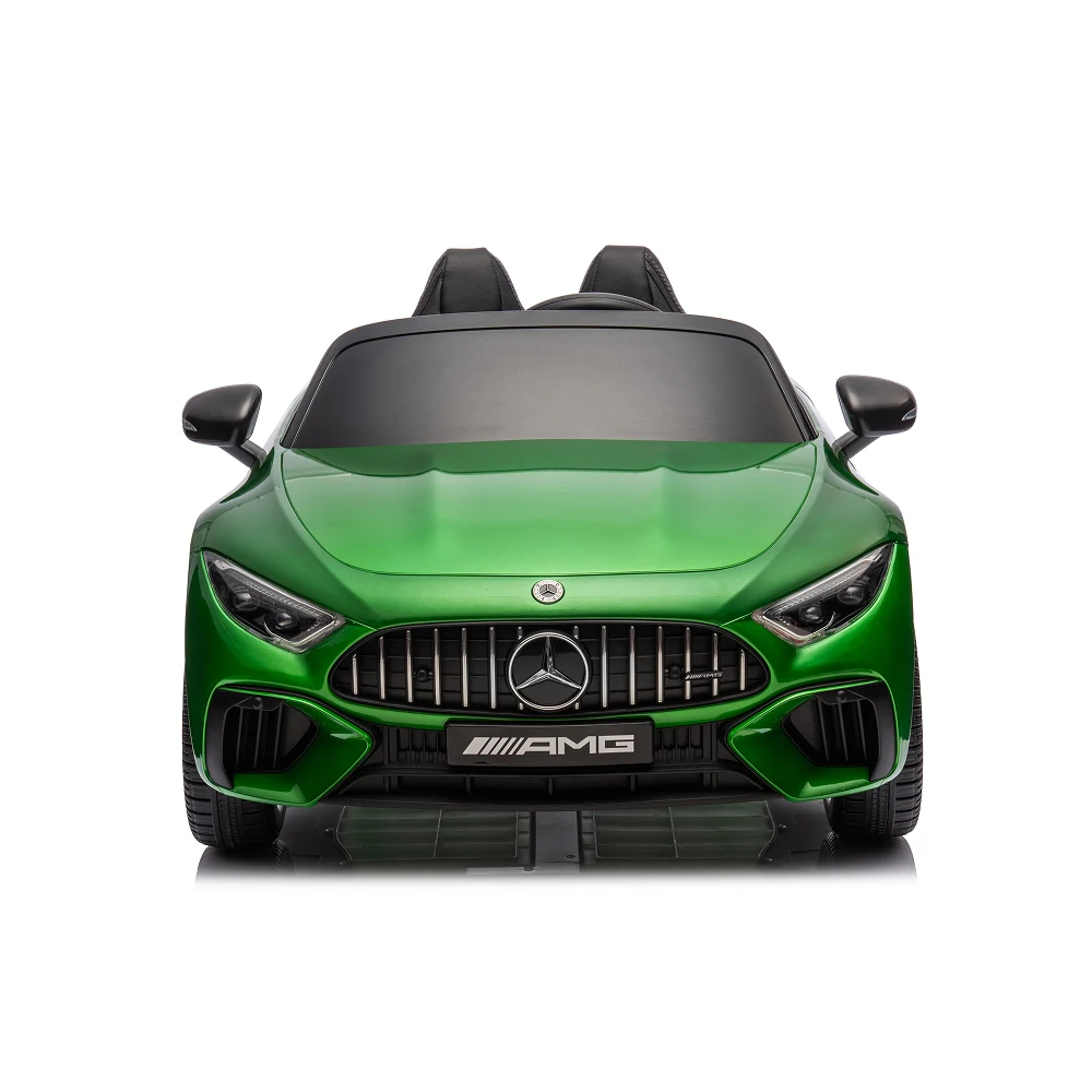 Mașină electrică Mercedes-Benz SL63 verde vopsit (69939) [2]