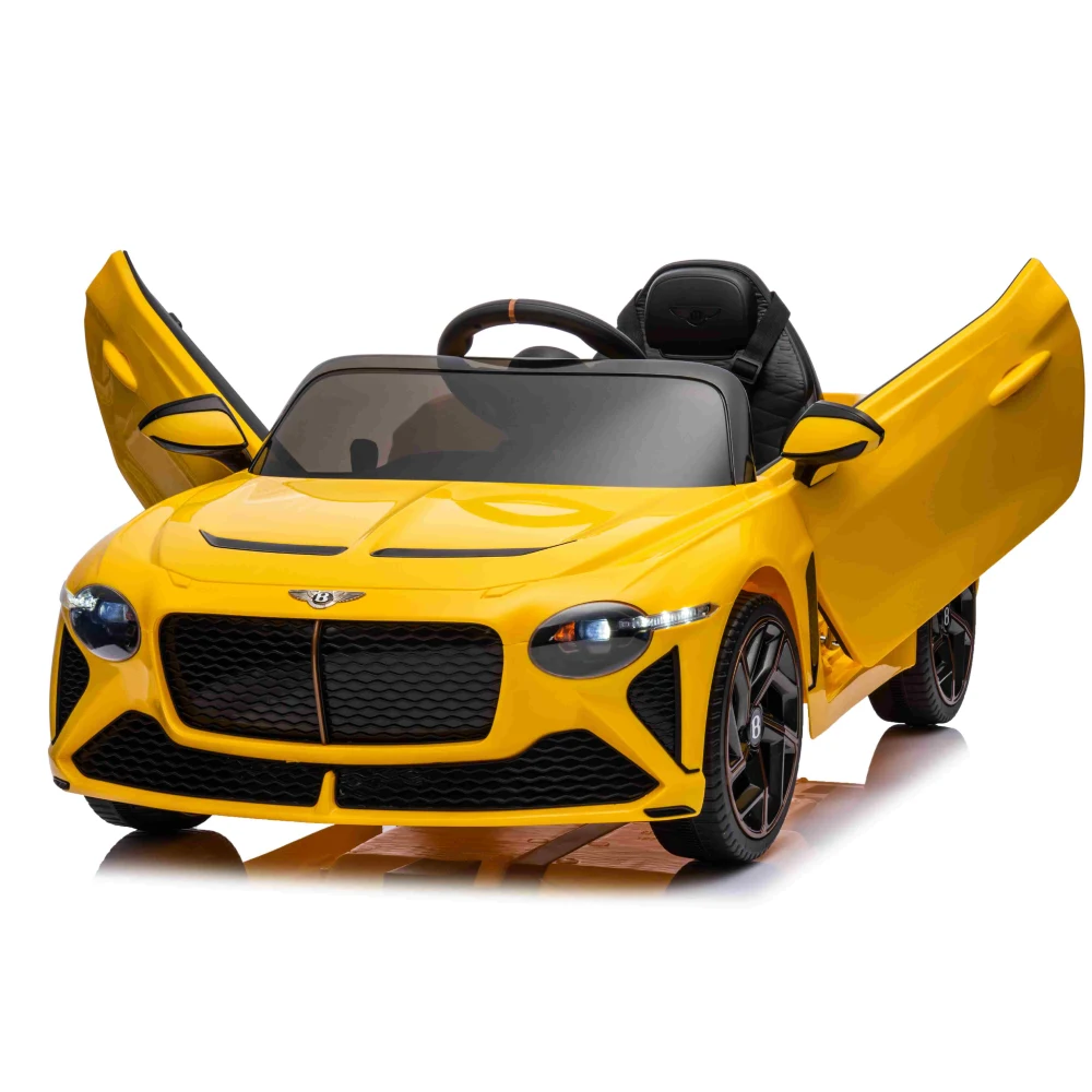 Mașină electrică pentru copii Bentley Bacalar (JE1008 / 1 galben) [2]