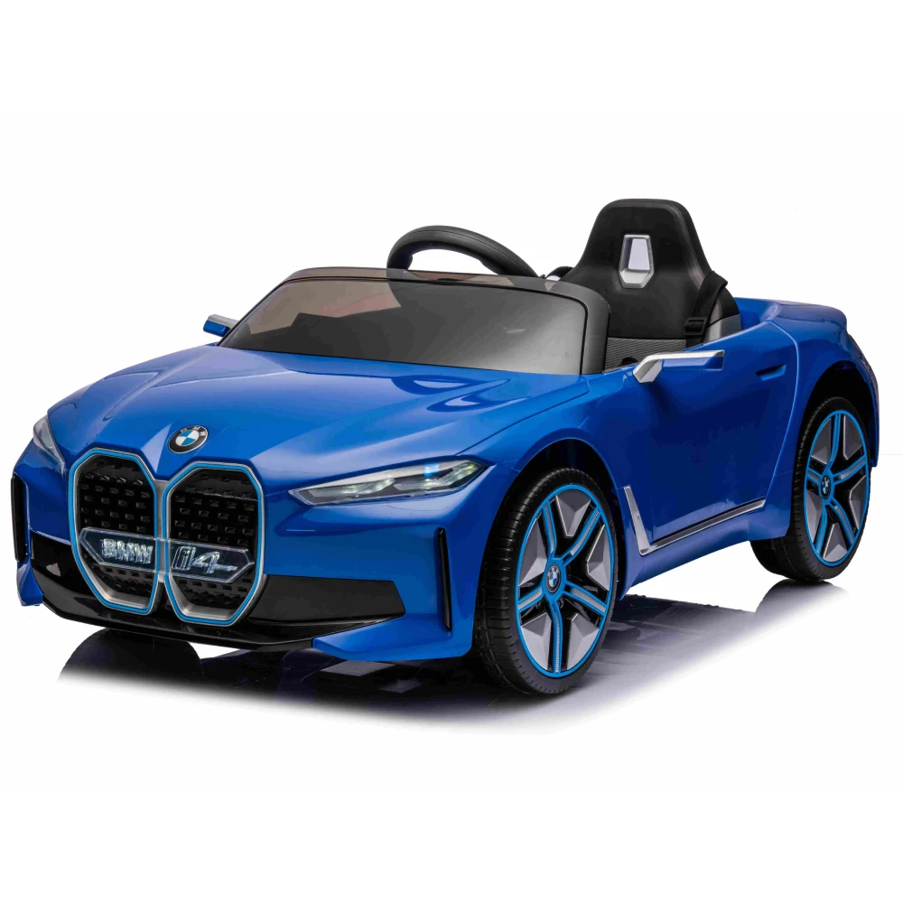 BMW - Mașină electrică pentru copii BMW i4 (JE1009/3 albastru)