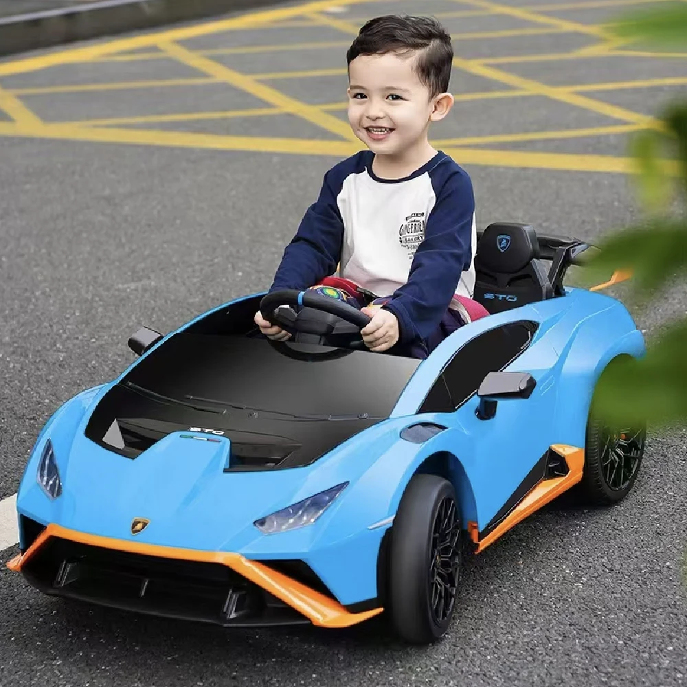 Mașină electrică pentru copii Lamborghini Huracán STO, albastru (21022) [1]