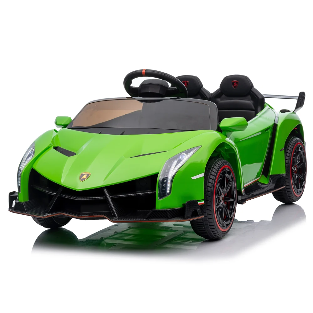 Lamborghini - Mașină electrică pentru copii Lamborghini Veneno (MX615B / 1 verde)
