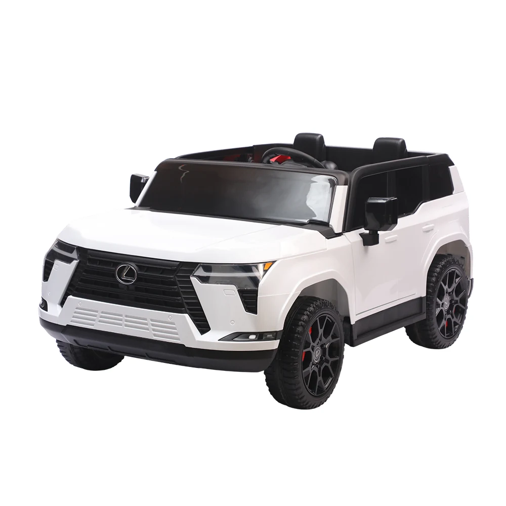  Mașini electrice pentru copii - Mașină electrică pentru copii Lexus GX550, alb (21237)