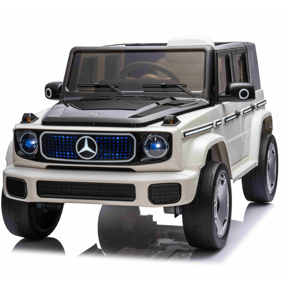Mercedes Benz - Mașină electrică pentru copii Mercedes Benz EQG (JE2088/1 alb)
