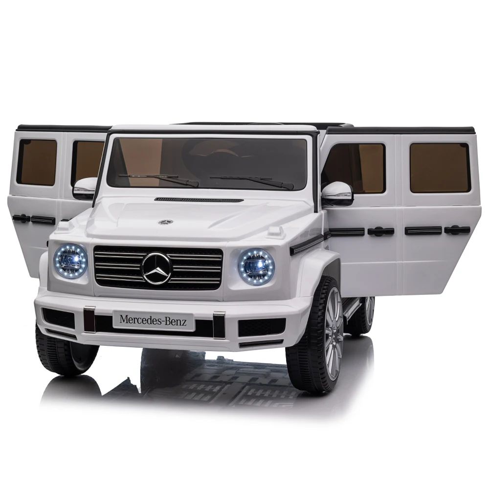 Mașină electrică pentru copii Mercedes Benz G-Class (MX627 / 2 alb) [3]