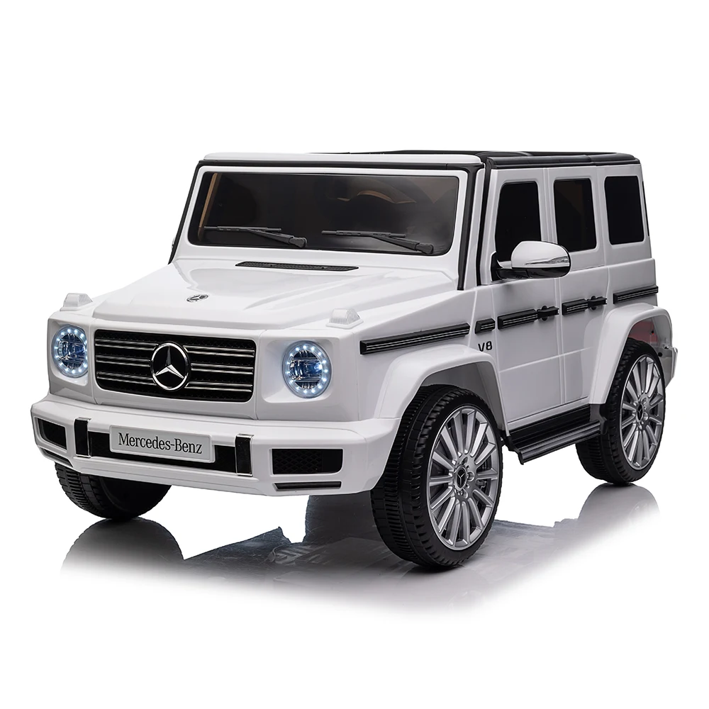 Vehicule electrice pentru copii - Mașină electrică pentru copii Mercedes Benz G-Class (MX627 / 2 alb)