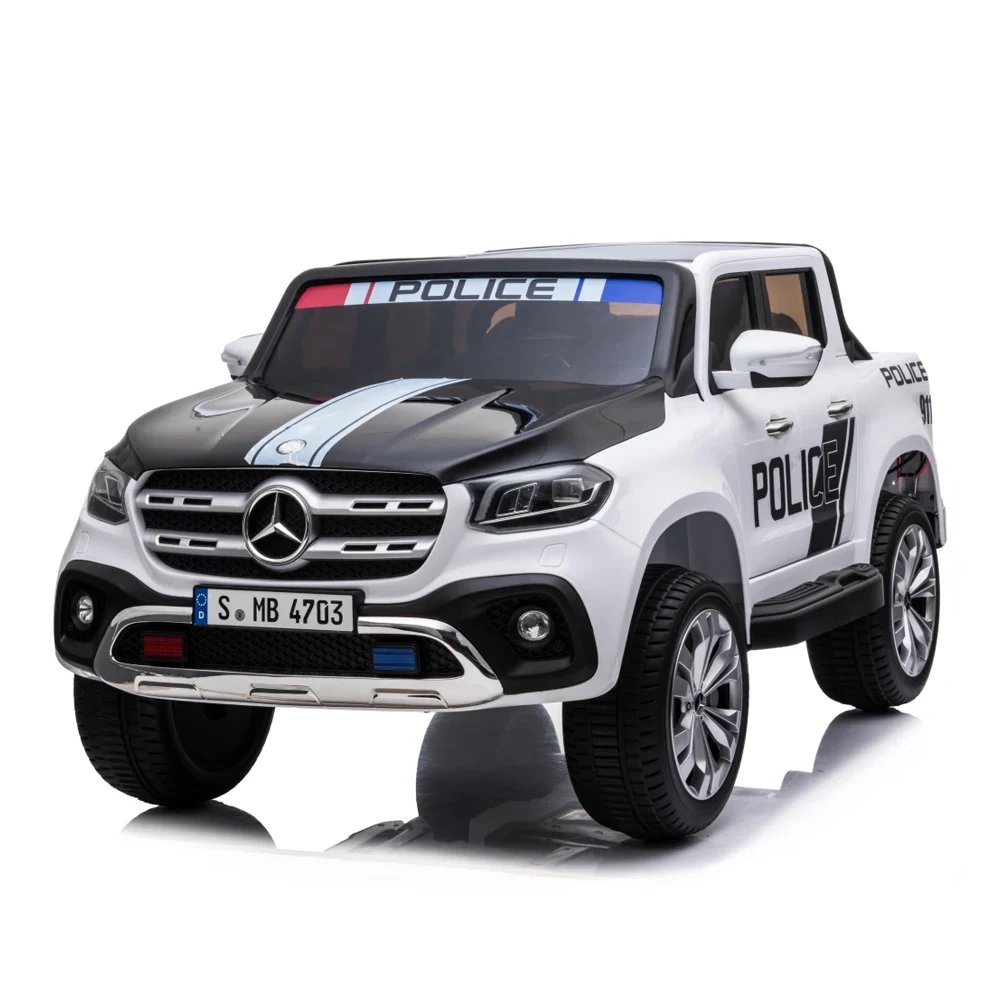 Mașini electrice pentru copii - Mașină electrică pentru copii Mercedes Benz X-Class de poliție (MX606 / 2)