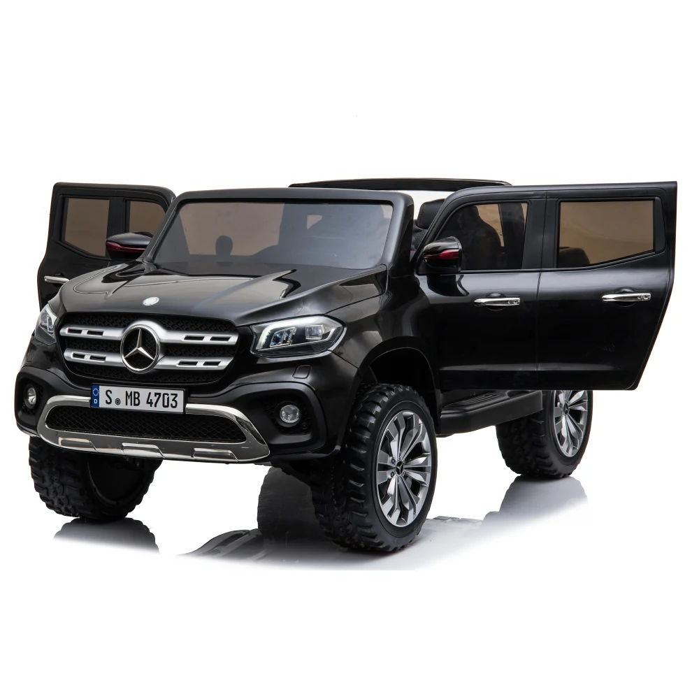 Mașină electrică pentru copii Mercedes Benz X-Class, neagră (MX606 / 1) [4]