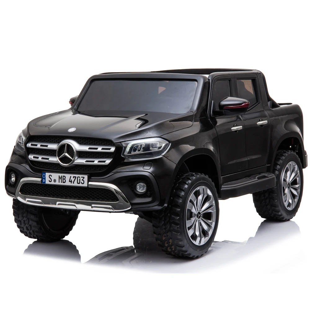 Vehicule electrice pentru copii - Mașină electrică pentru copii Mercedes Benz X-Class, neagră (MX606 / 1)
