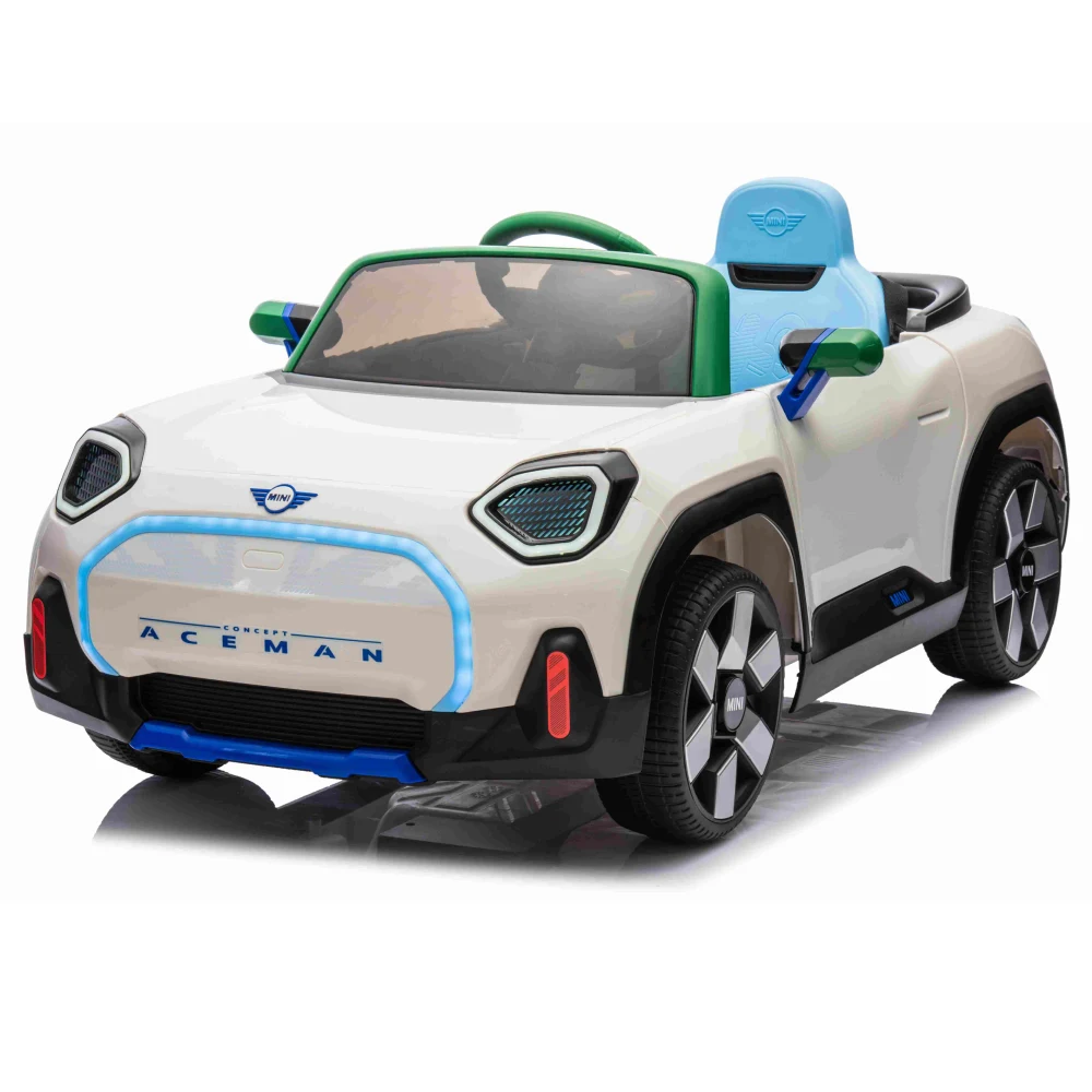  Mini Cooper - Mașină electrică pentru copii Mini Concept Aceman (JE1688 / 1 alb)