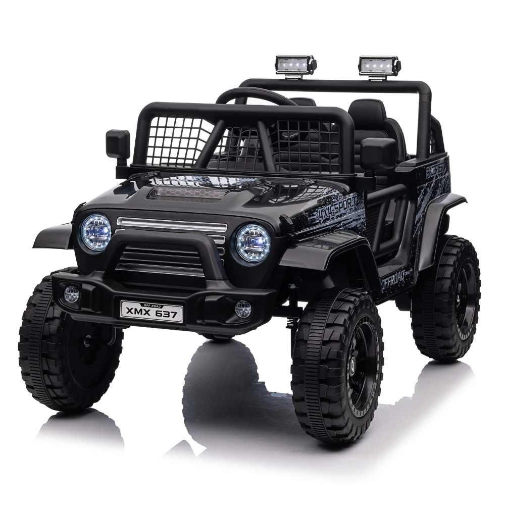 Mașini electrice pentru copii - Mașină electrică pentru copii off-road (MX637 / 1 neagra)